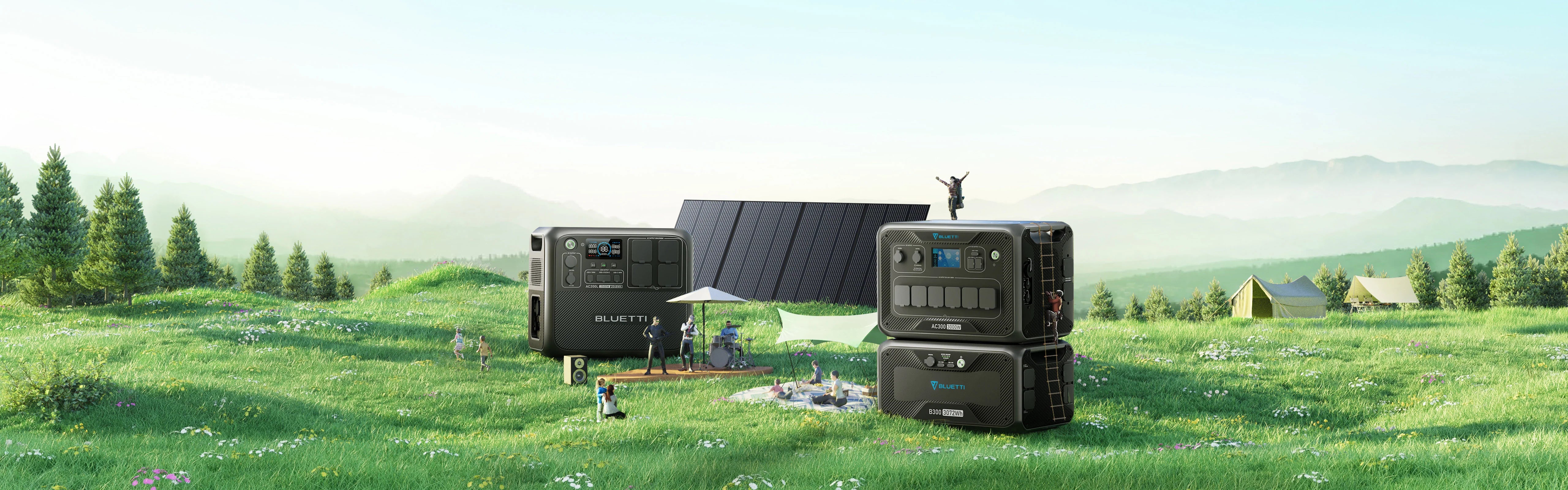 Bluetti Power Station & Solar Panels