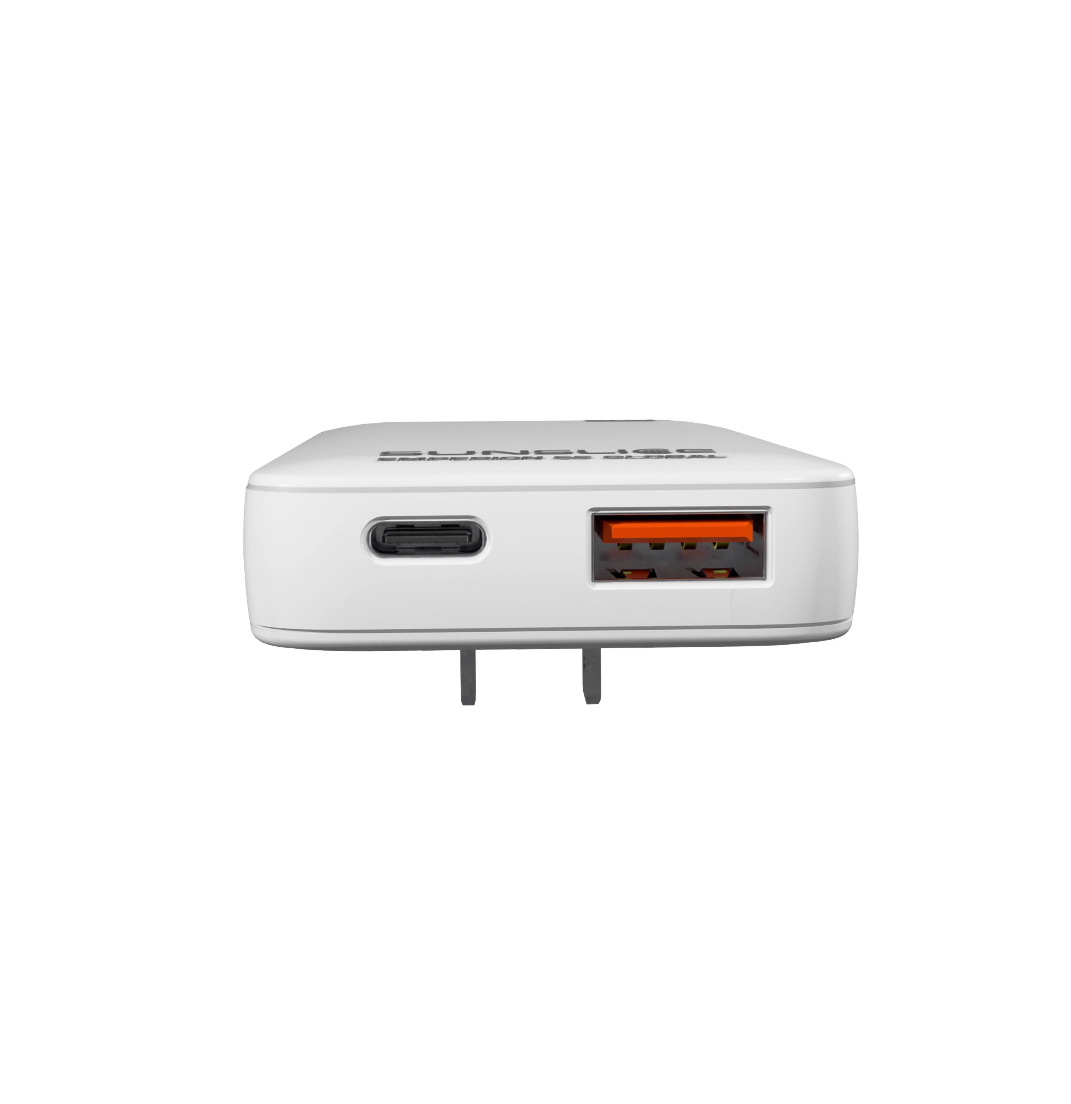 EMPERION 65 GLOBAL — 65W USB-C Laptop Travel Charger | Interchangeable International Plugs - Sunslice