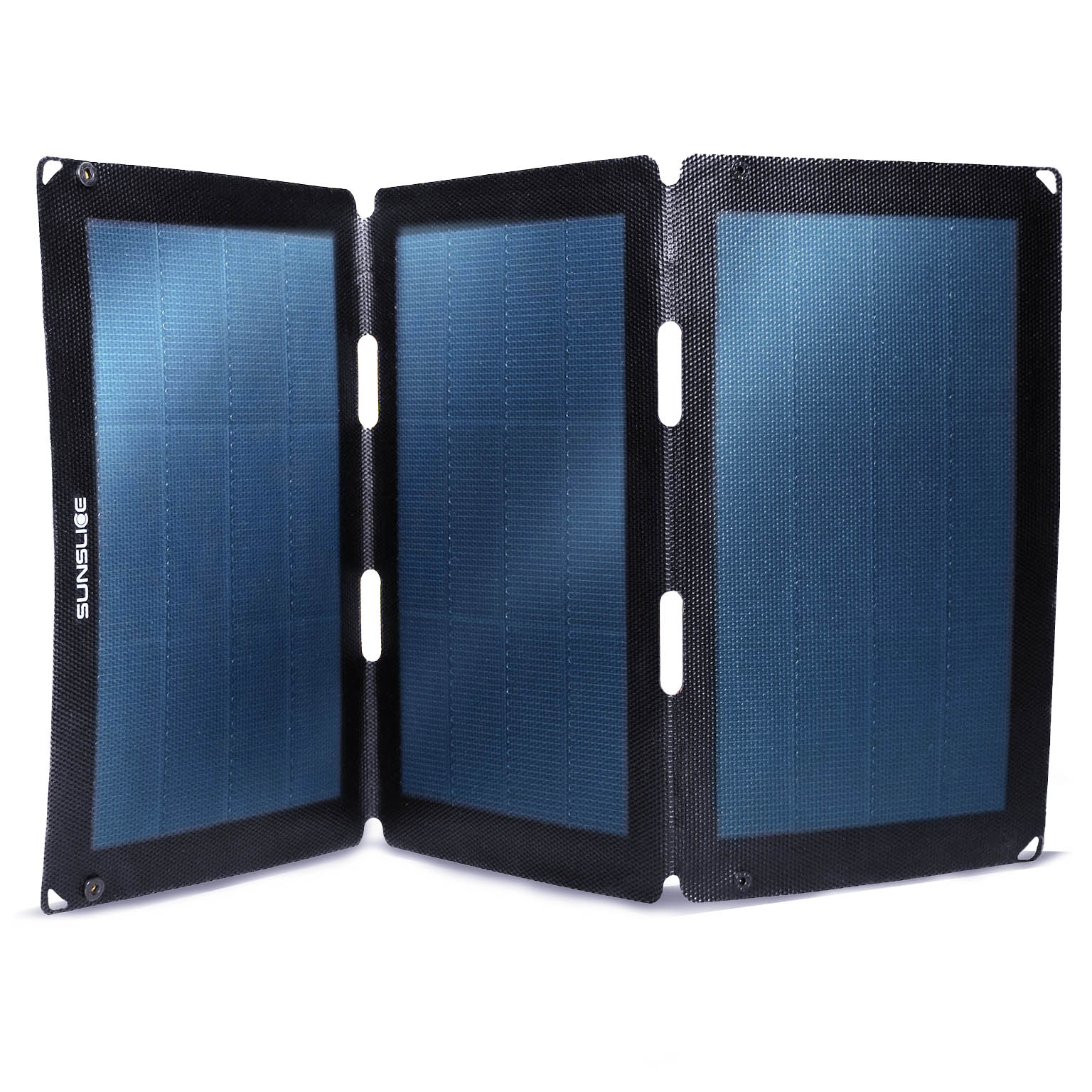 powerful solar charger fusion flex24 on white background