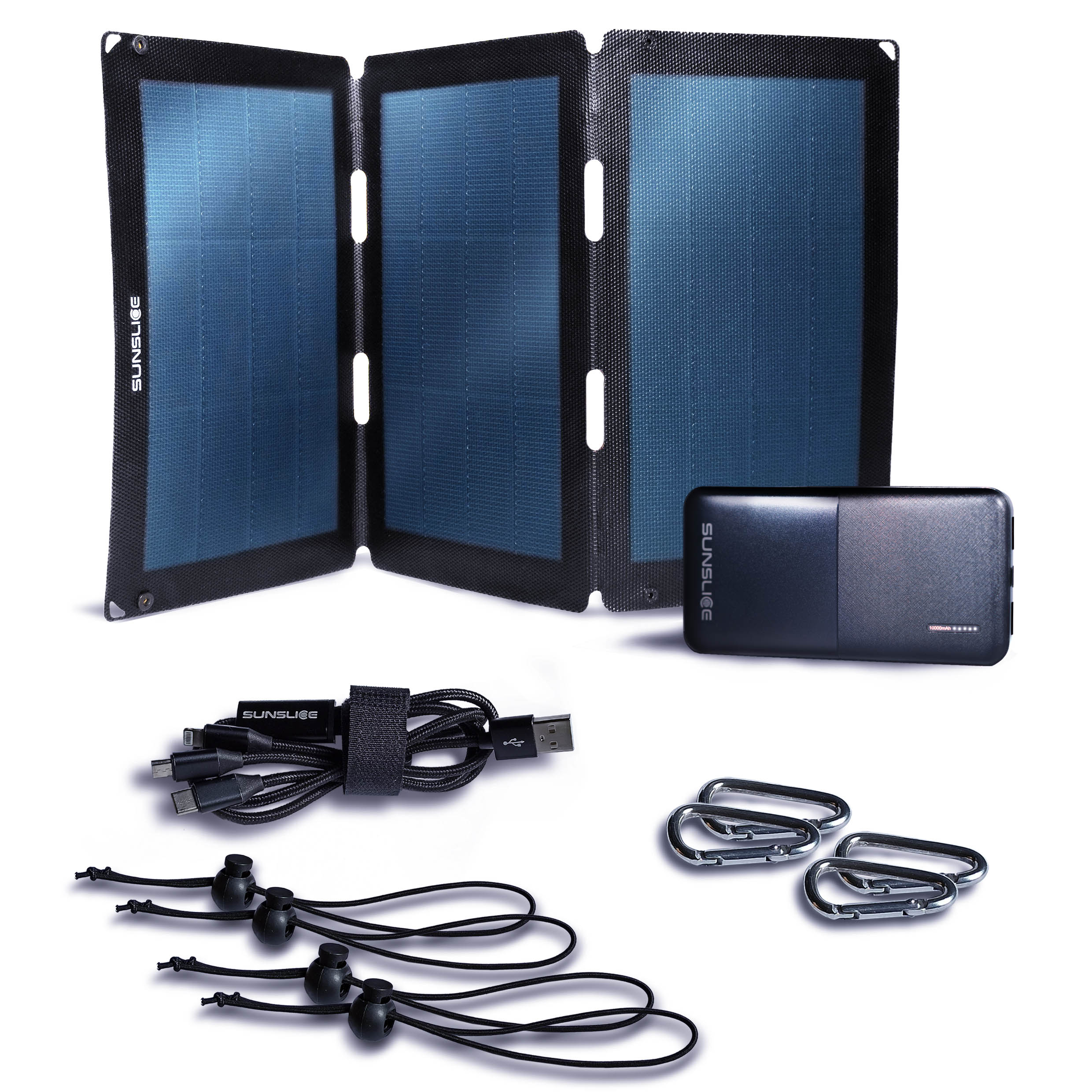 Fusion FLEX 24 Watt - Tragbares Solarmodul - Sunslice auf weißem Hintergrund