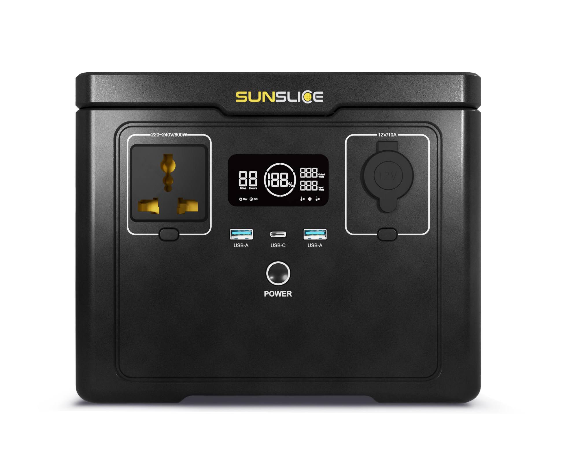Gravity 512Wh - 600W Portable Solar Power Generator - Sunslice