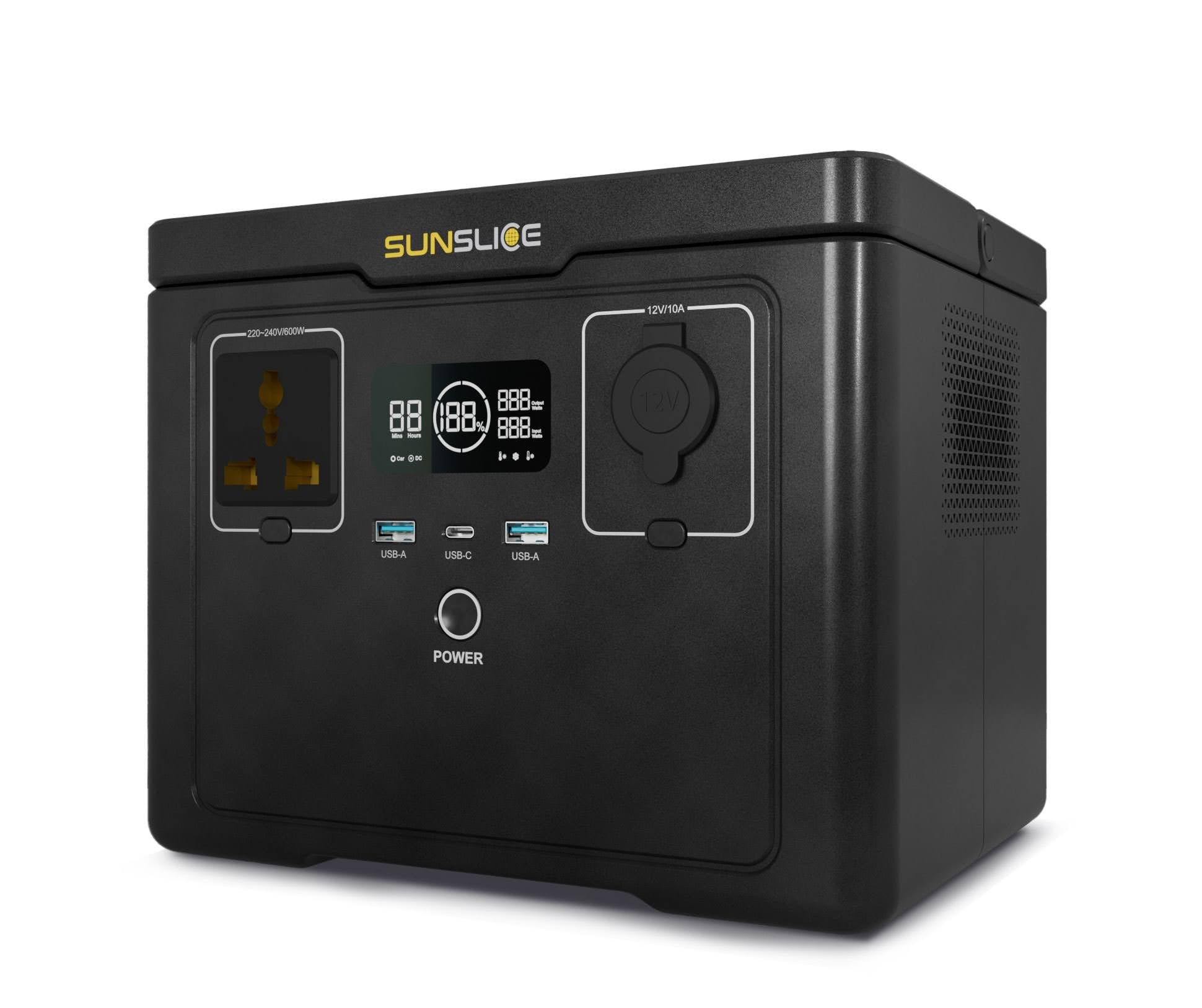 Gravity 512Wh - 600W Portable Solar Power Generator - Sunslice