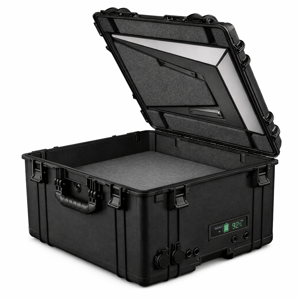 LinkPower Energy Flight Case - For Intellian OneWeb, Starlink Performance, Starlink Flat High Performance, Starlink Standard - Sunslice