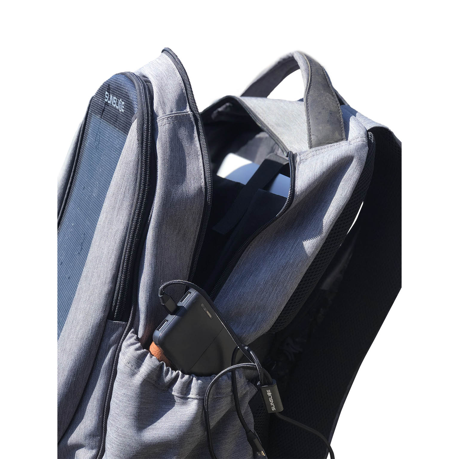 Zenith - Solar Backpack - Sunslice - with Gravity Powerbank
