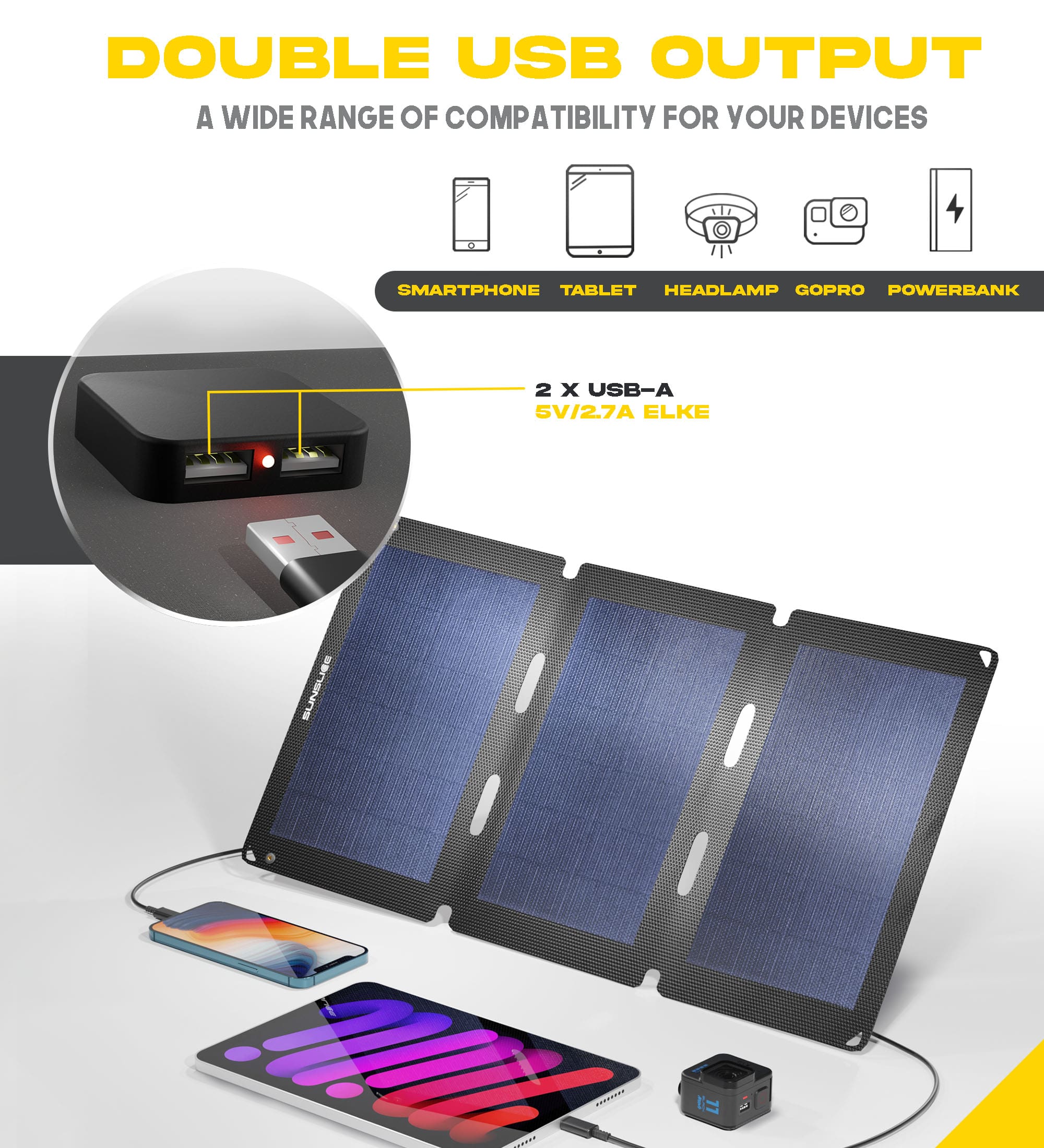 Fusion FLEX 18 Watts - Portable Solar Panel