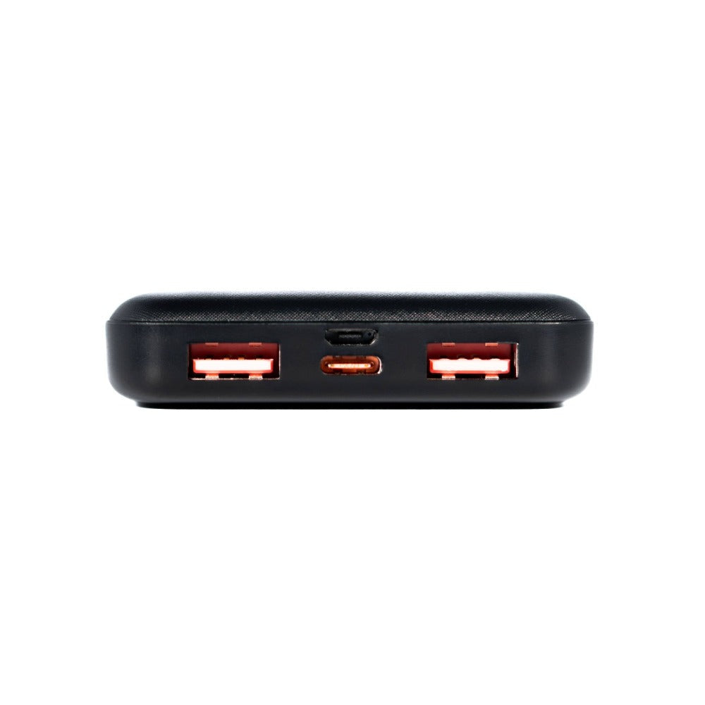 zoomed photo of USB ports of a gravity10 on white background