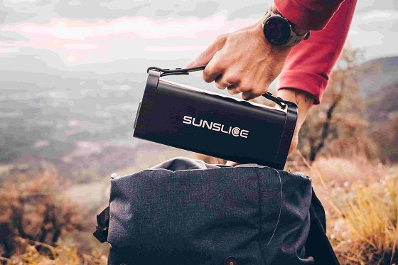 38000 mAh portable solar generator with AC outlet, portable outlet with solar power generator
