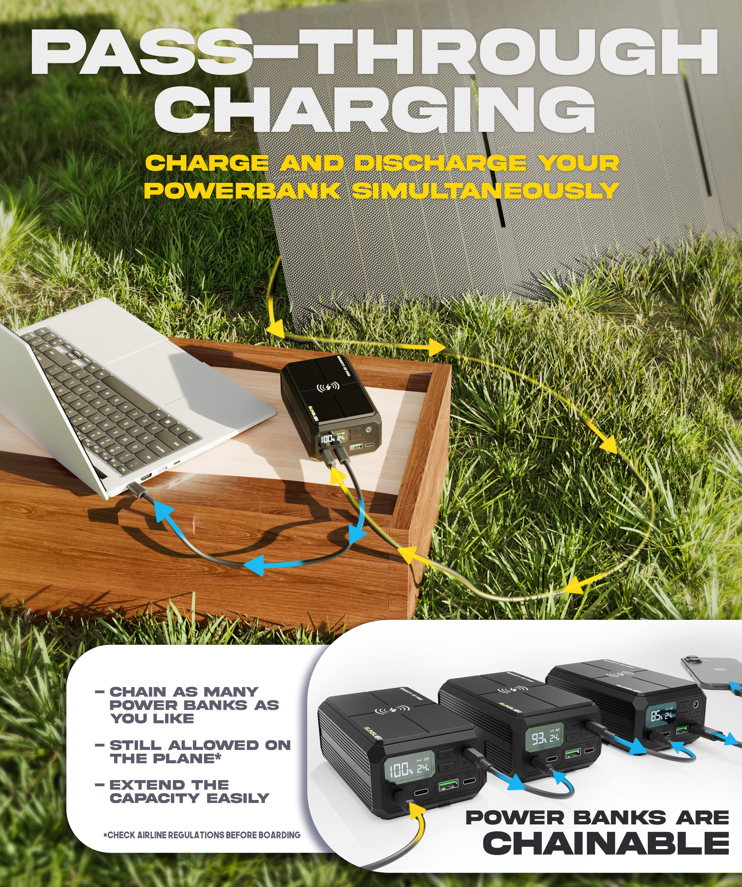 Pass-Trough chargiing