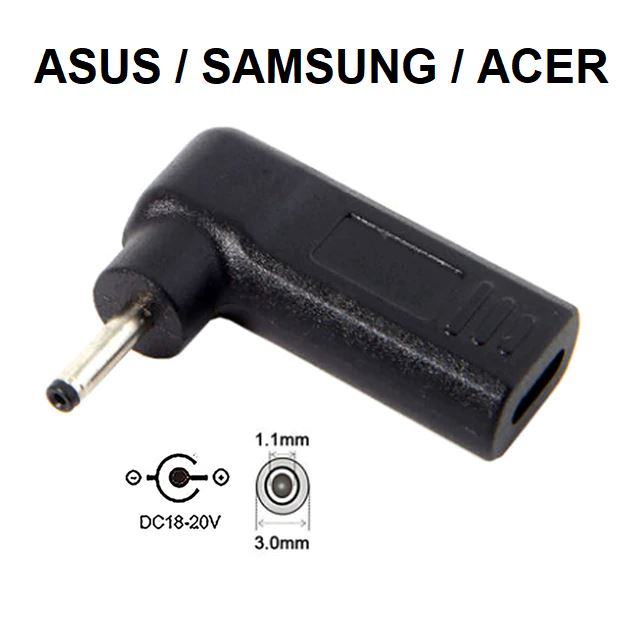 3,0mm x 1,0mm/1,1mm (19V) - Sunslice