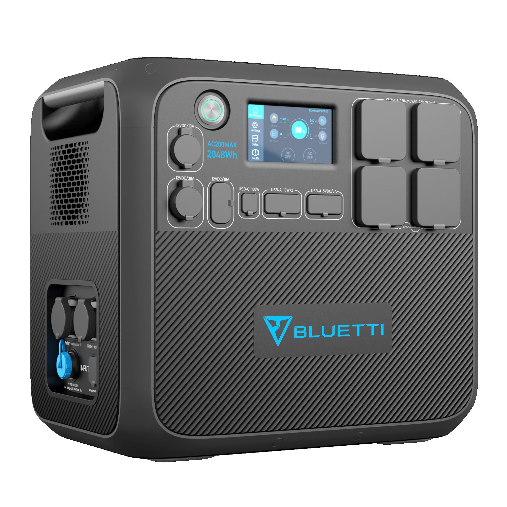 Bluetti 2kWh-8.2kWh - 2'200W Expandable Solar Generator - Sunslice