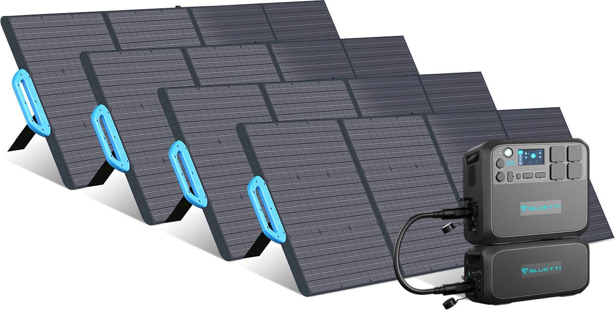 Bluetti 2kWh-8.2kWh - 2'200W Expandable Solar Generator - Sunslice