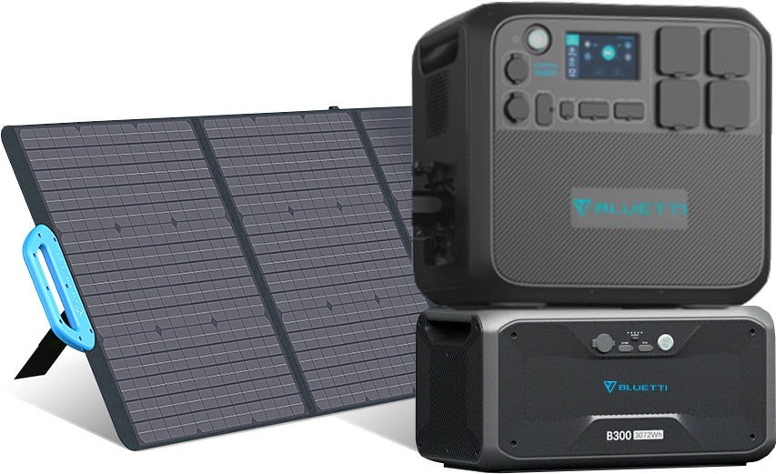 Bluetti 2kWh-8.2kWh  - 2'200W Expandable Solar Generator - Sunslice