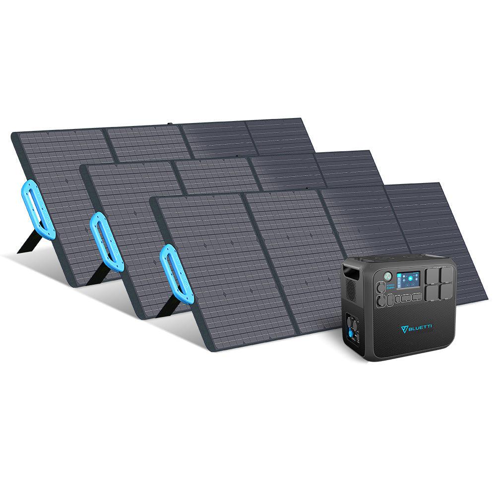 Bluetti 2kWh-8.2kWh - 2'200W Expandable Solar Generator - Sunslice