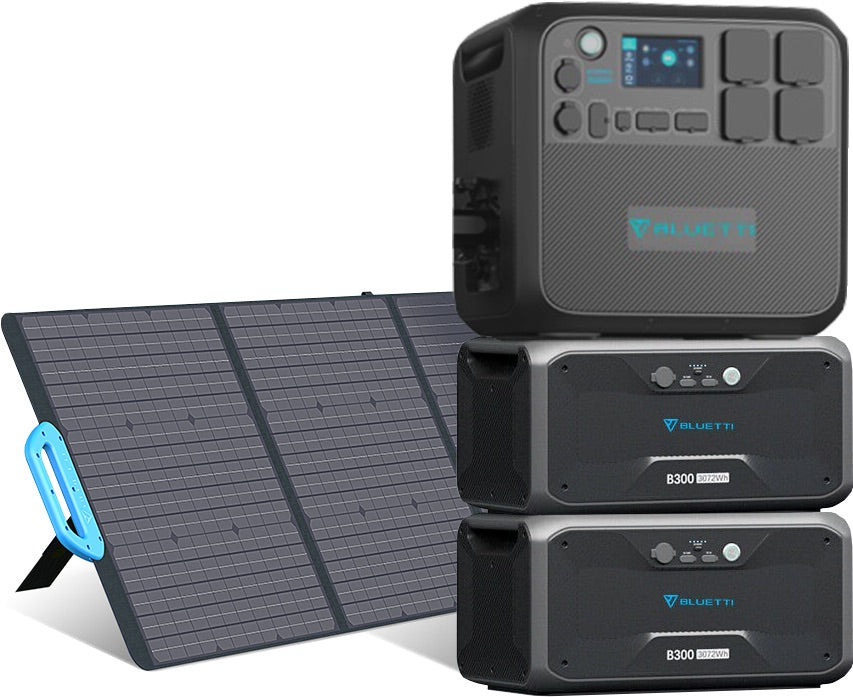 Bluetti 2kWh-8.2kWh - 2'200W Expandable Solar Generator - Sunslice