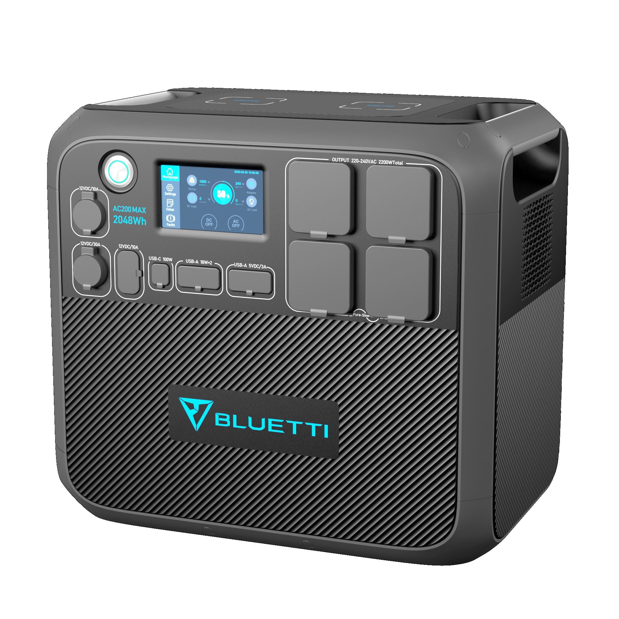 Bluetti 2kWh-8.2kWh - 2'200W Expandable Solar Generator - Sunslice
