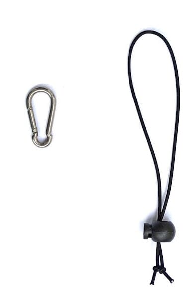 Extra carabiner and elastic band - Sunslice