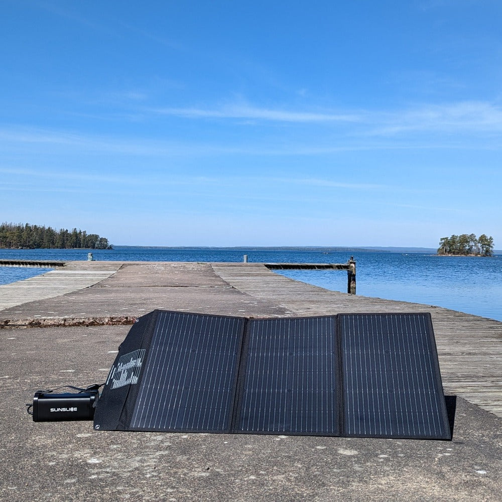 Fusion 100 Watts - Briefcase Portable Solar Panel - Sunslice