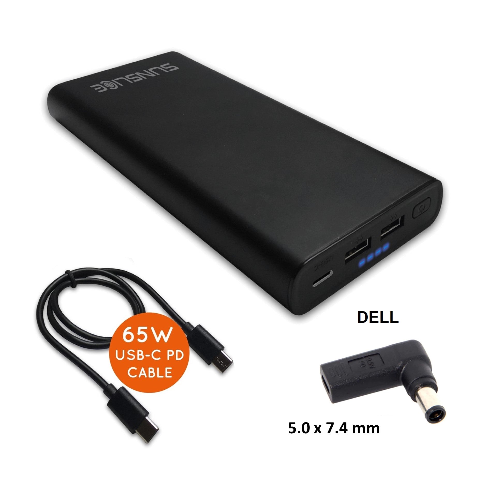 Gravity 100 Watt - Power Bank voor Laptop - Sunslice