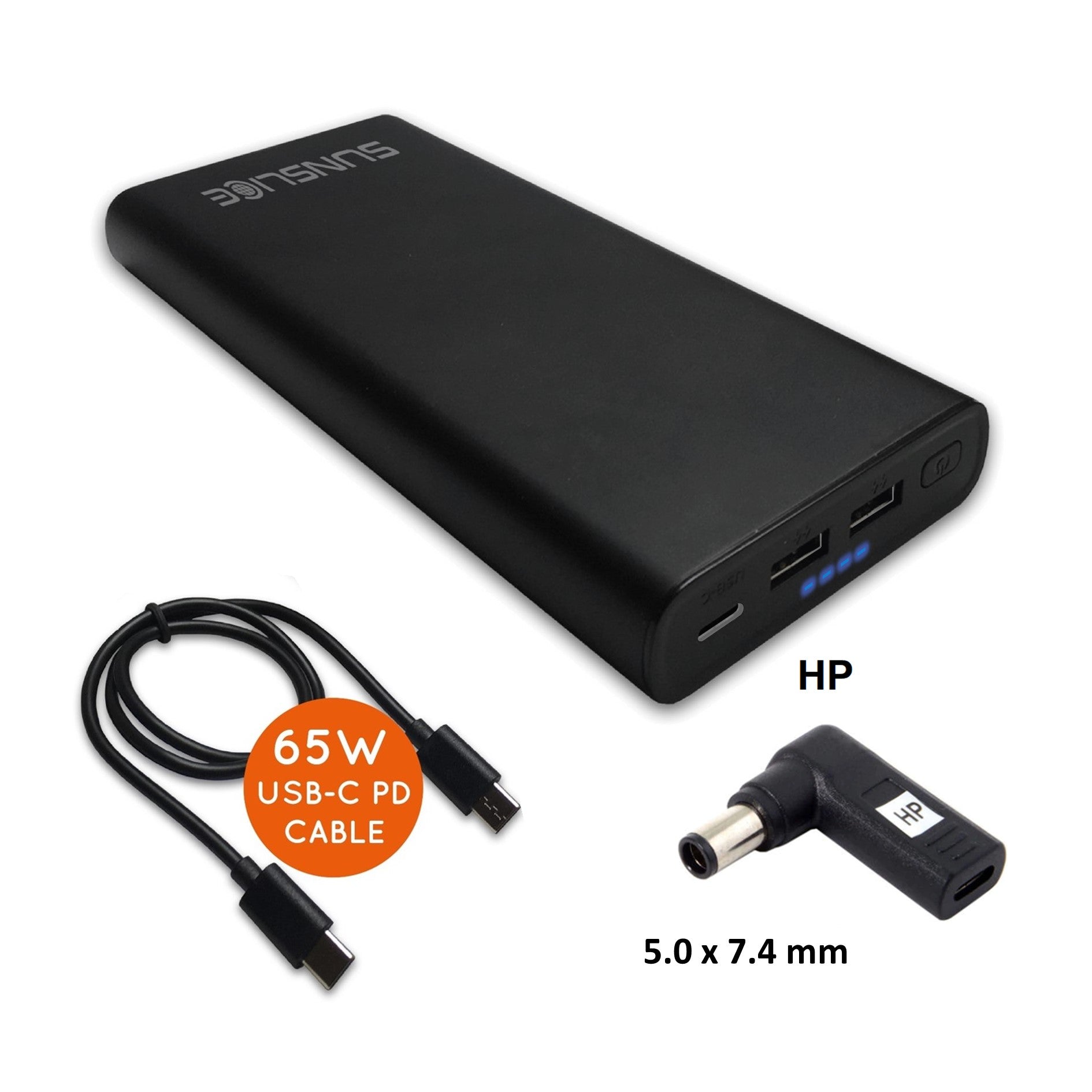Gravity 100 Watt - Power Bank voor Laptop - Sunslice