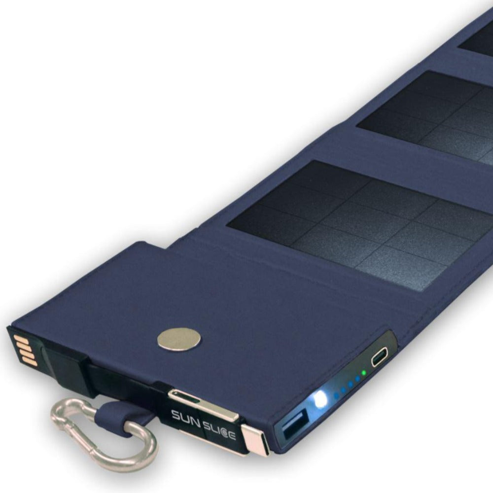 Rsesun Chargeur solaire 27 000 mAh - Avec 4 panneaux solaires et sorties  USB C - Batterie externe étanche pour téléphone portable et lampe de poche  - Pour smartphones en plein air