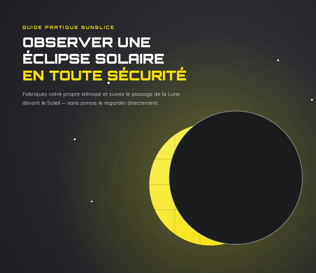 Éclipse solaire : comment l'observer sans danger avec un sténopé maison