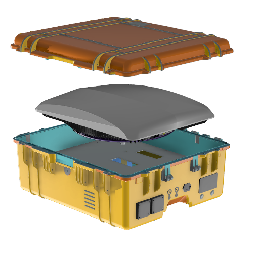 LinkPower Energy Flight Case - For Intellian OneWeb, Starlink Performance, Starlink Flat High Performance, Starlink Standard