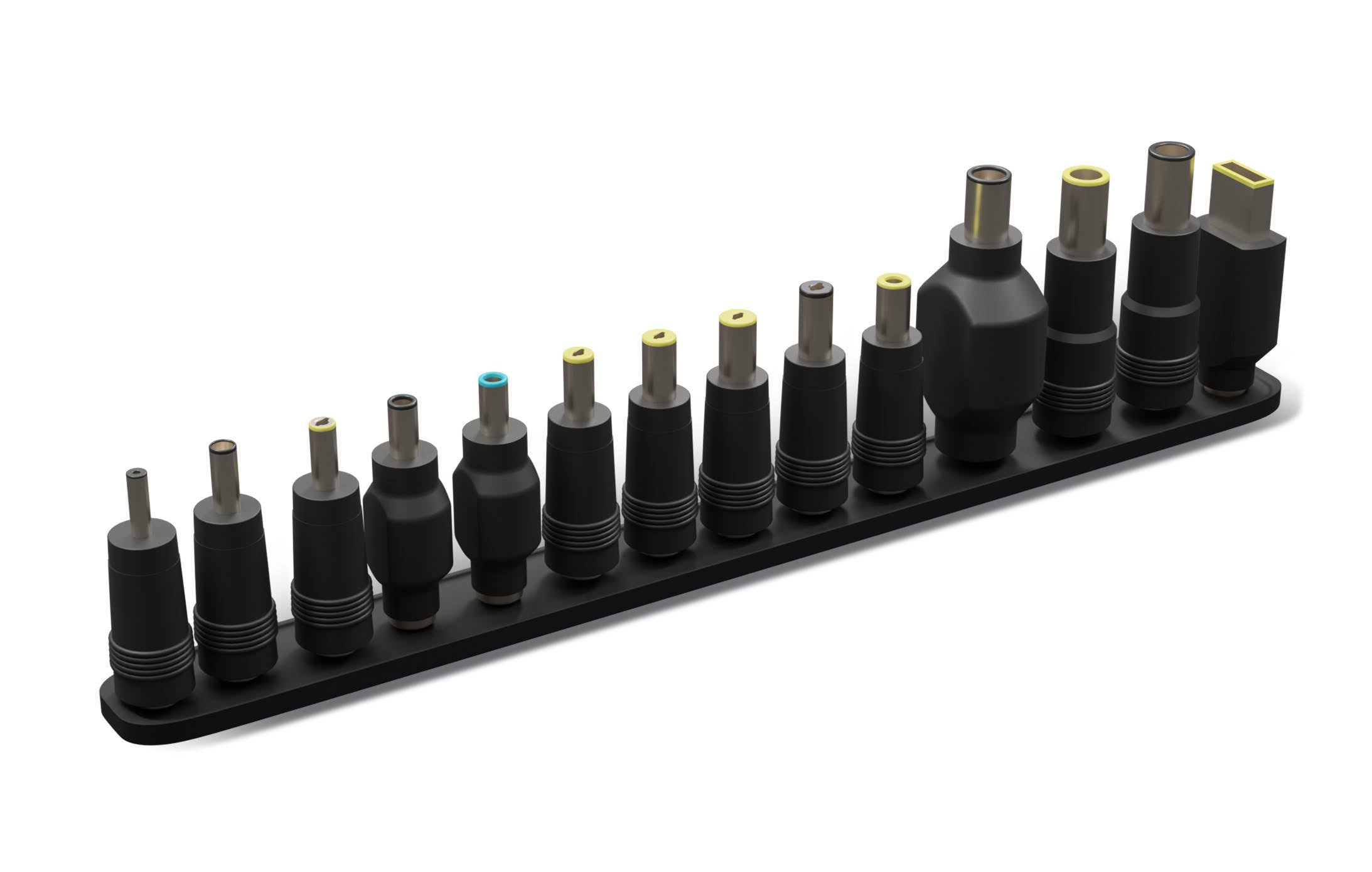 Fiches d'alimentation pour ordinateur portable - 65 Watts - Kit de câble et d'adaptateur USB-C