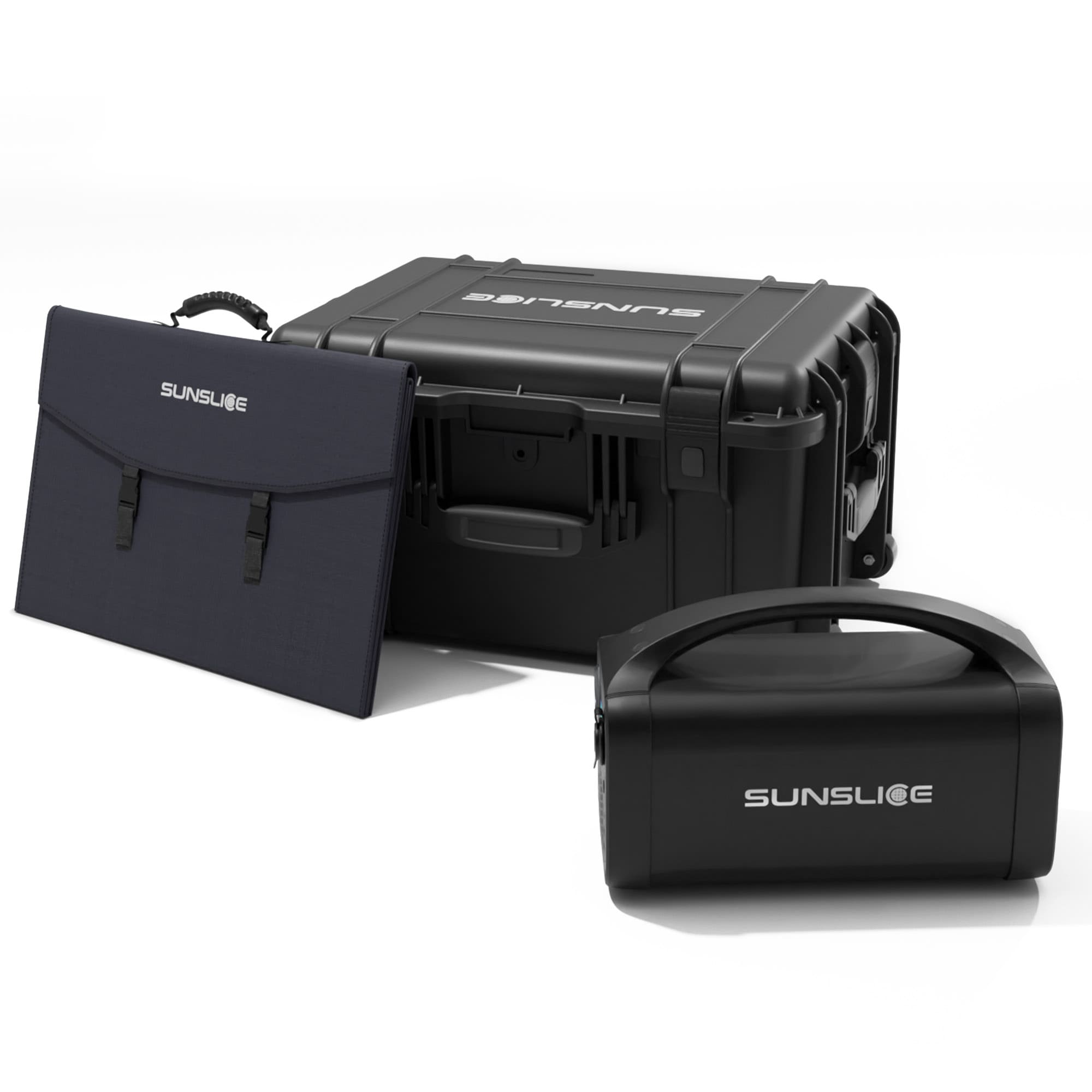 Solar Power Station Kit 1000W mit Reisekoffer und Solarmodul - Sunslice