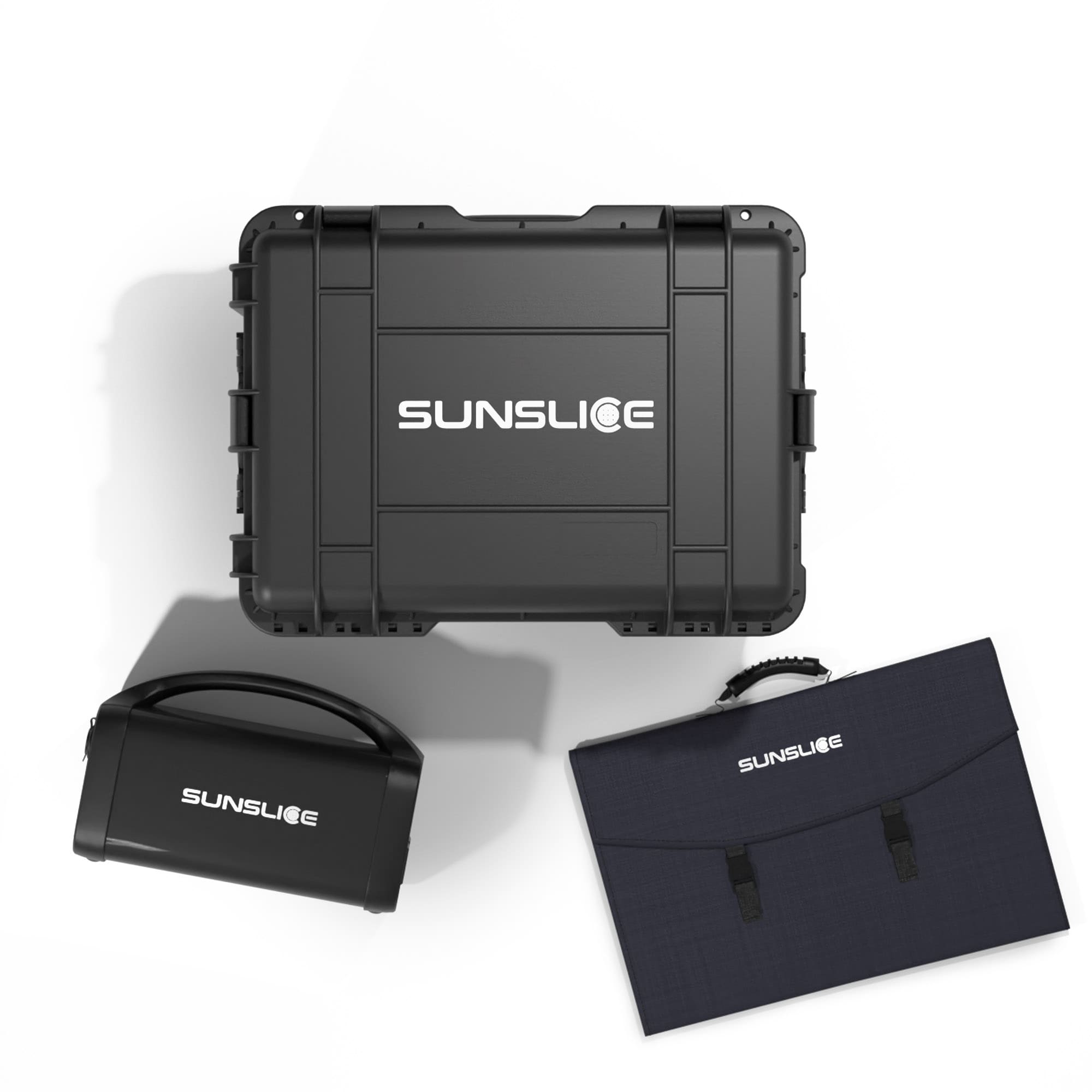 Solar Power Station Kit 1000W mit Reisekoffer und Solarmodul - Sunslice