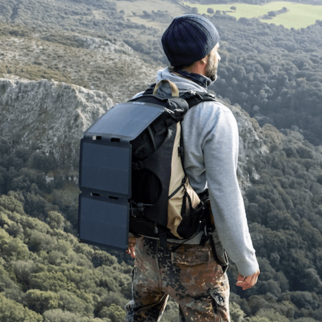 Zonnepaneel rugzak sale