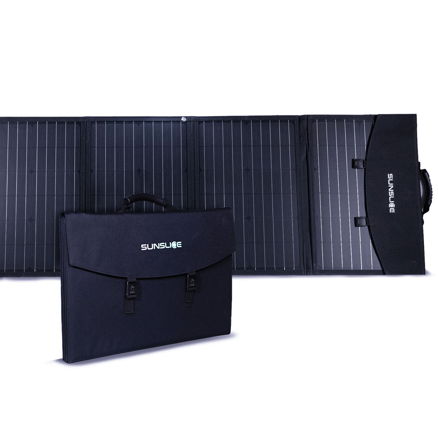 Fusion 150 Watt - Briefcase Draagbaar Zonnepaneel - Voeding Sunslice