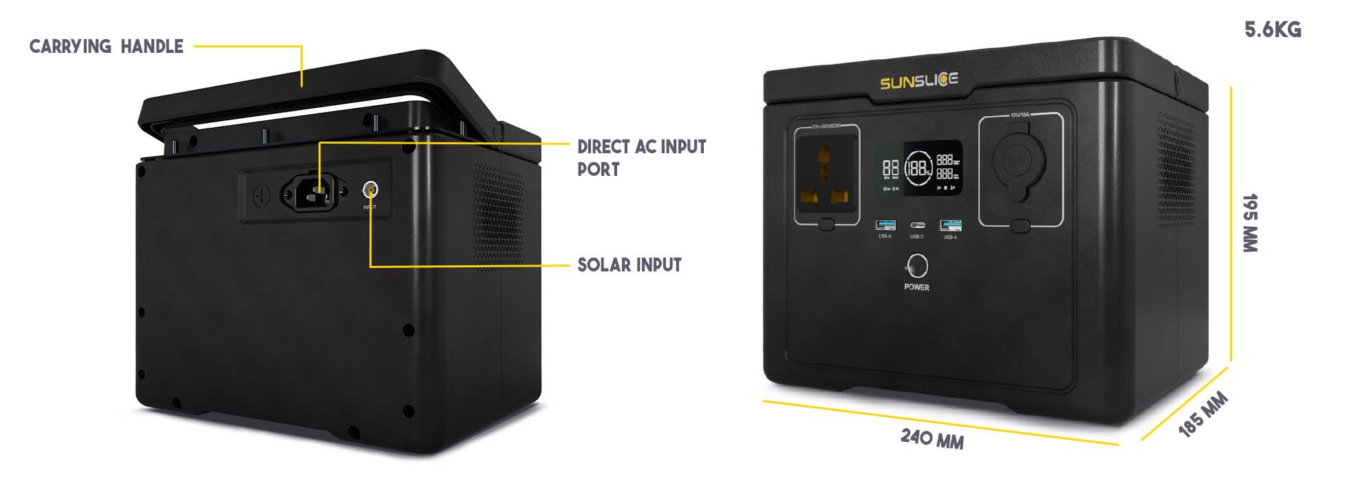 Gravity 512Wh - 600W Portable Solar Power Generator