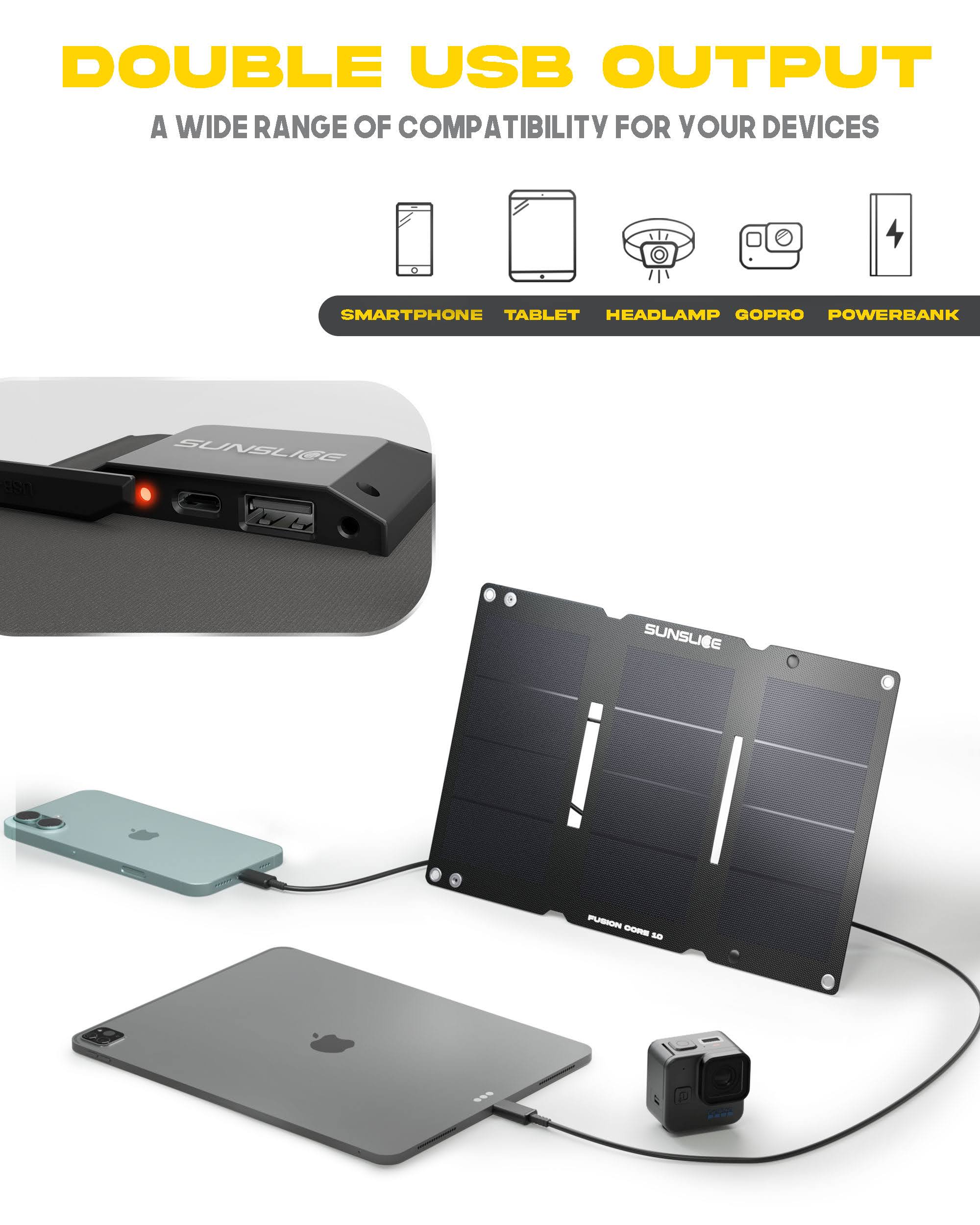 Fusion Core 10 - Mini Portable Solar Panel Fusion Core 10 - Mini Portable Solar Panel