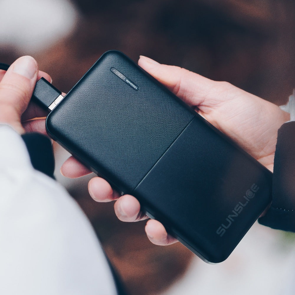 Gravity 10'000 mAh - Fast Portable Power Bank - Sunslice