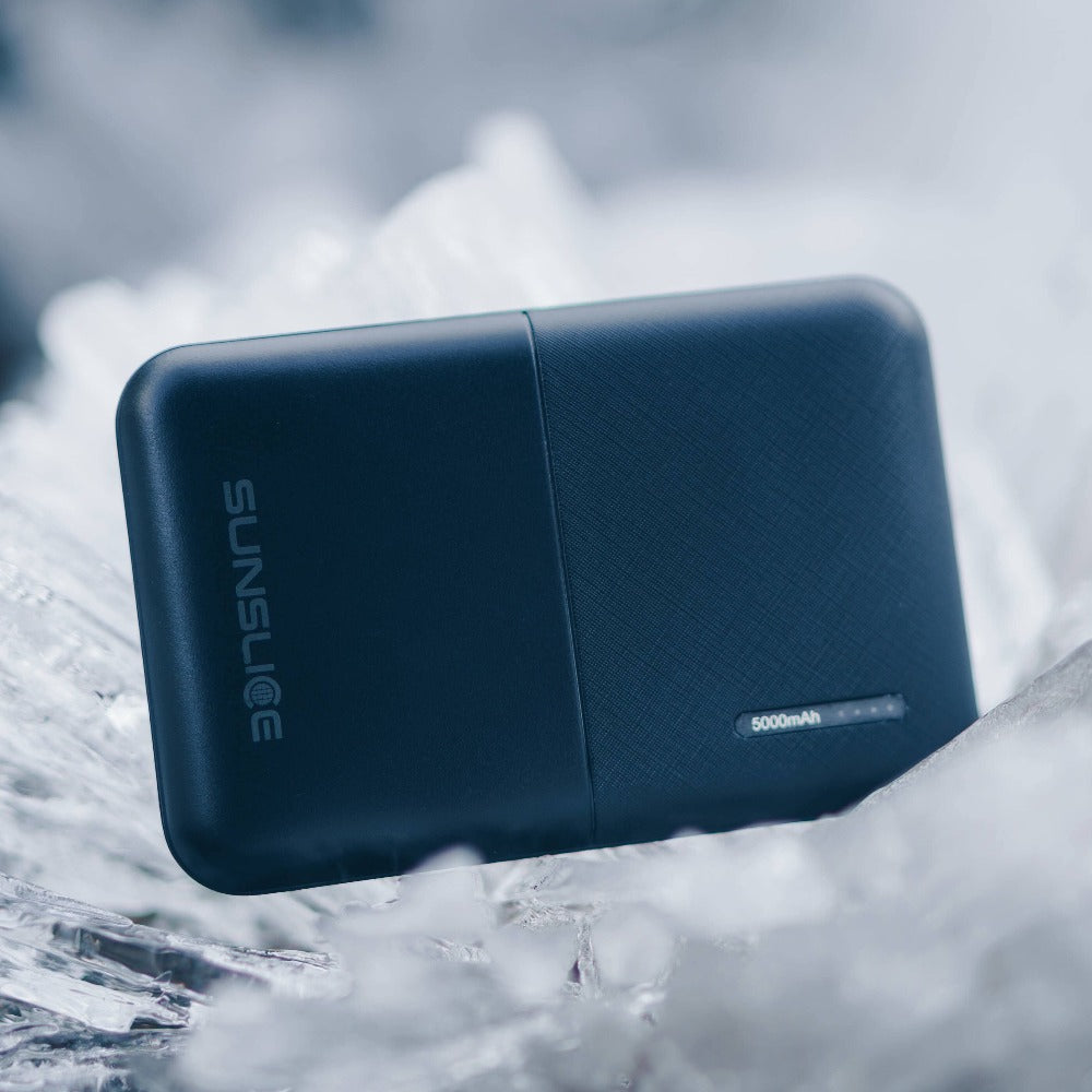 Gravity 5'000 mAh - Light Portable Power Bank - Sunslice