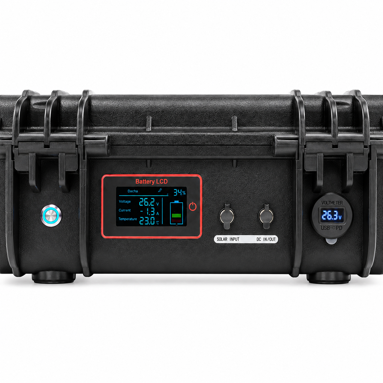 External power ports and battery monitoring on LINKPOWER MINI INTEGRATED 512