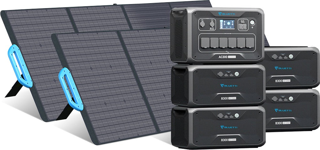 Bluetti 3kWh-12.3kWh - 3'000W Expandable Solar Generator - Sunslice