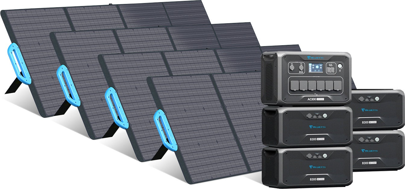 Bluetti 3kWh-12.3kWh - 3'000W Expandable Solar Generator - Sunslice