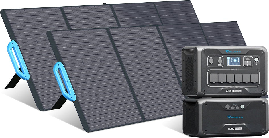 Bluetti 3kWh-12.3kWh - Générateur solaire extensible de 3'000 W - Sunslice