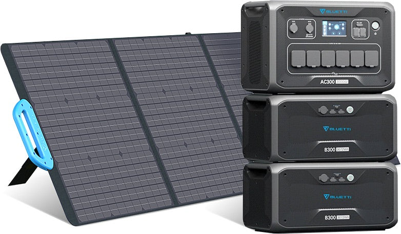 Bluetti 3kWh-12.3kWh - 3'000W Expandable Solar Generator - Sunslice