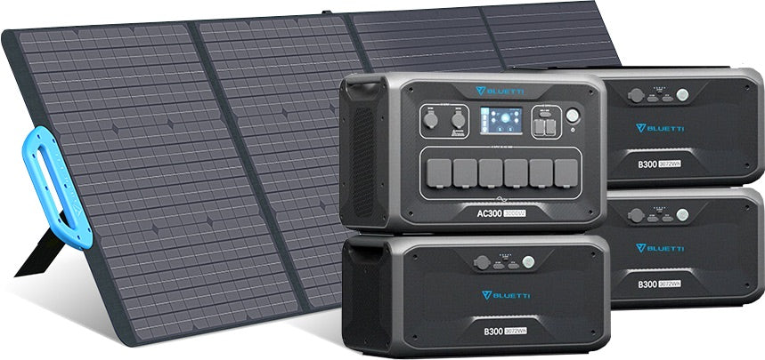 SUNSLICE - BLUETTI AC300+B300 Power Station Combo