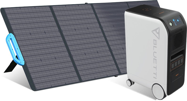 Bluetti 5.1kWh - 3'000W Home Off-Grid Zonnegenerator - Zonne-energiegenerator voor thuisgebruik. Sunslice