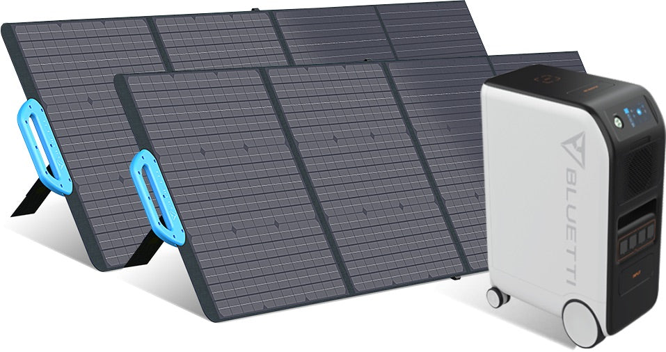 Bluetti 5.1kWh - 3'000W Home Off-Grid Zonnegenerator - Zonne-energiegenerator voor thuisgebruik. Sunslice