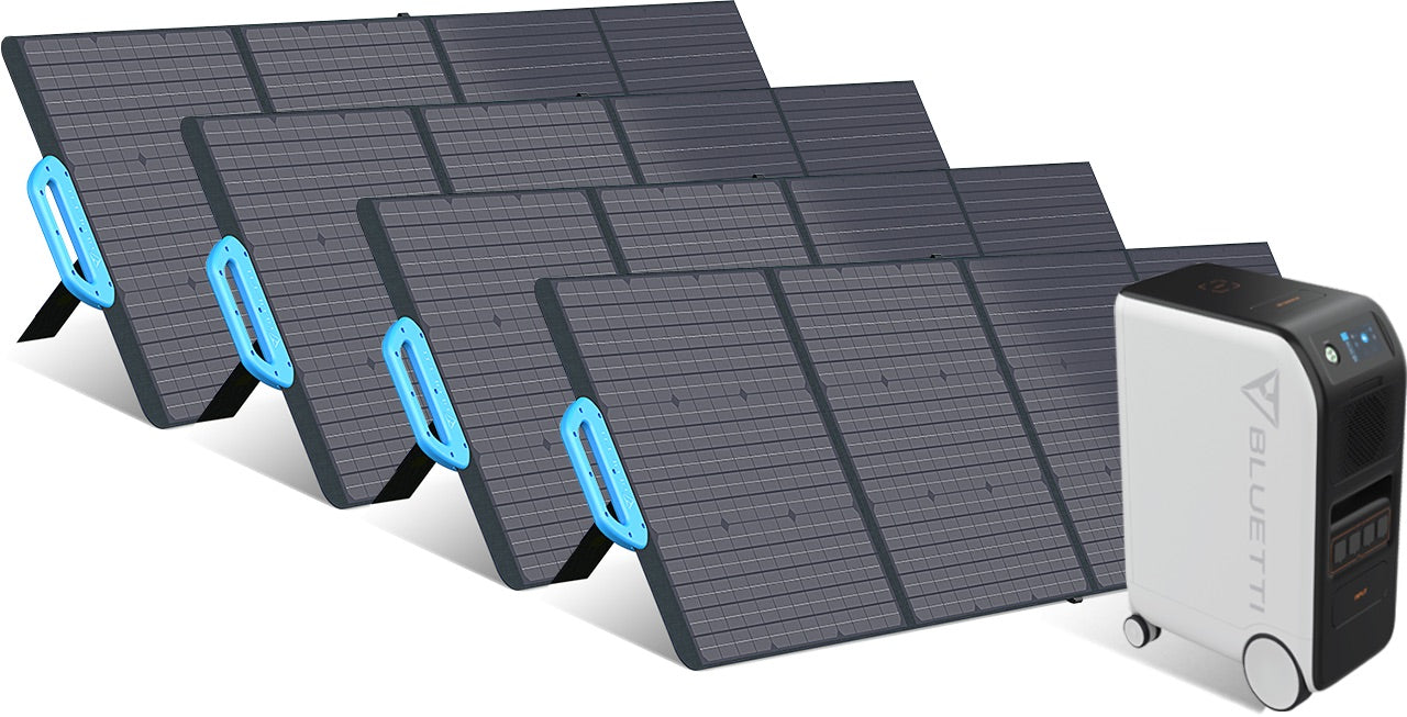 Bluetti 5.1kWh - 3'000W Solargenerator für den netzunabhängigen Betrieb - Sunslice